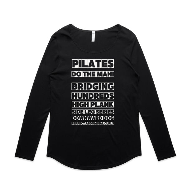 Pilates Mahi + Treats - AS Colour Womens Mali Long Sleeve Tee Thumbnail