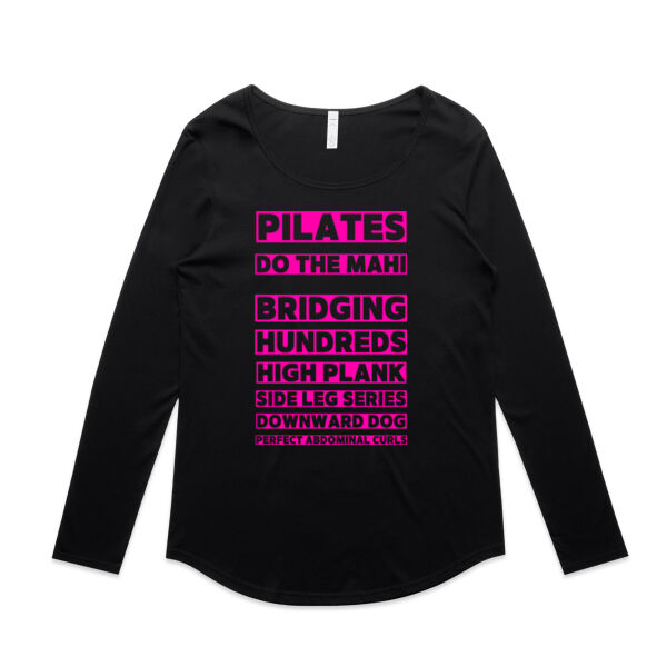 Pilates Mahi + Treats - AS Colour Womens Mali Long Sleeve Tee Thumbnail